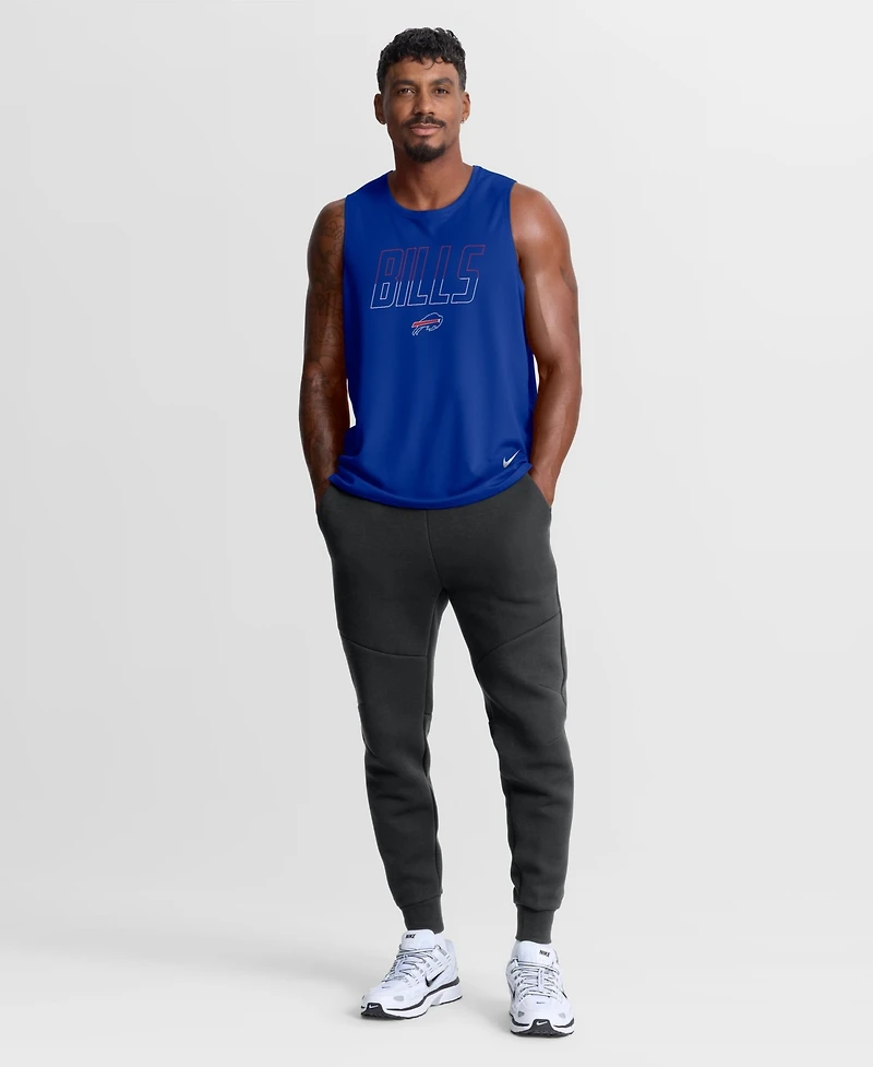 Nike Men's Buffalo Bills Kickoff Miler Crewneck Tank Top