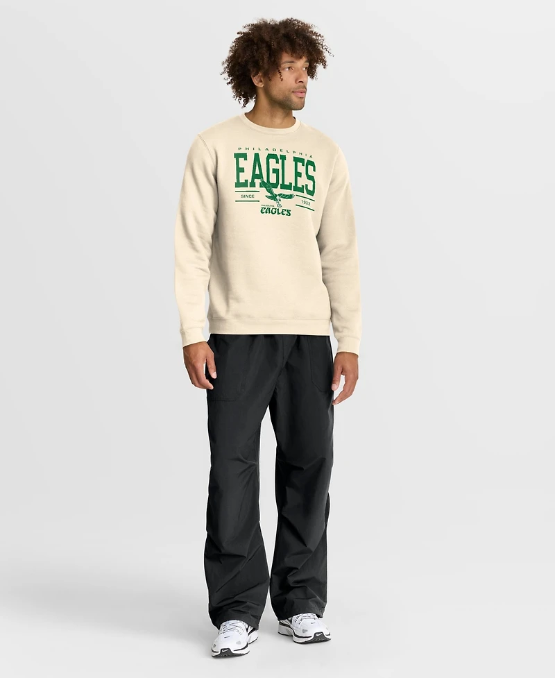 Nike Men's Always Reppin' Club Philadelphia Eagles Long-Sleeve Brushed-Back Fleece Sweatshirt