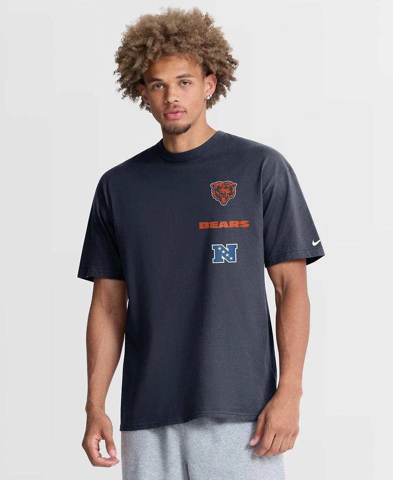 Nike Men's Chicago Bears Max90 Heavyweight Cotton T-Shirt