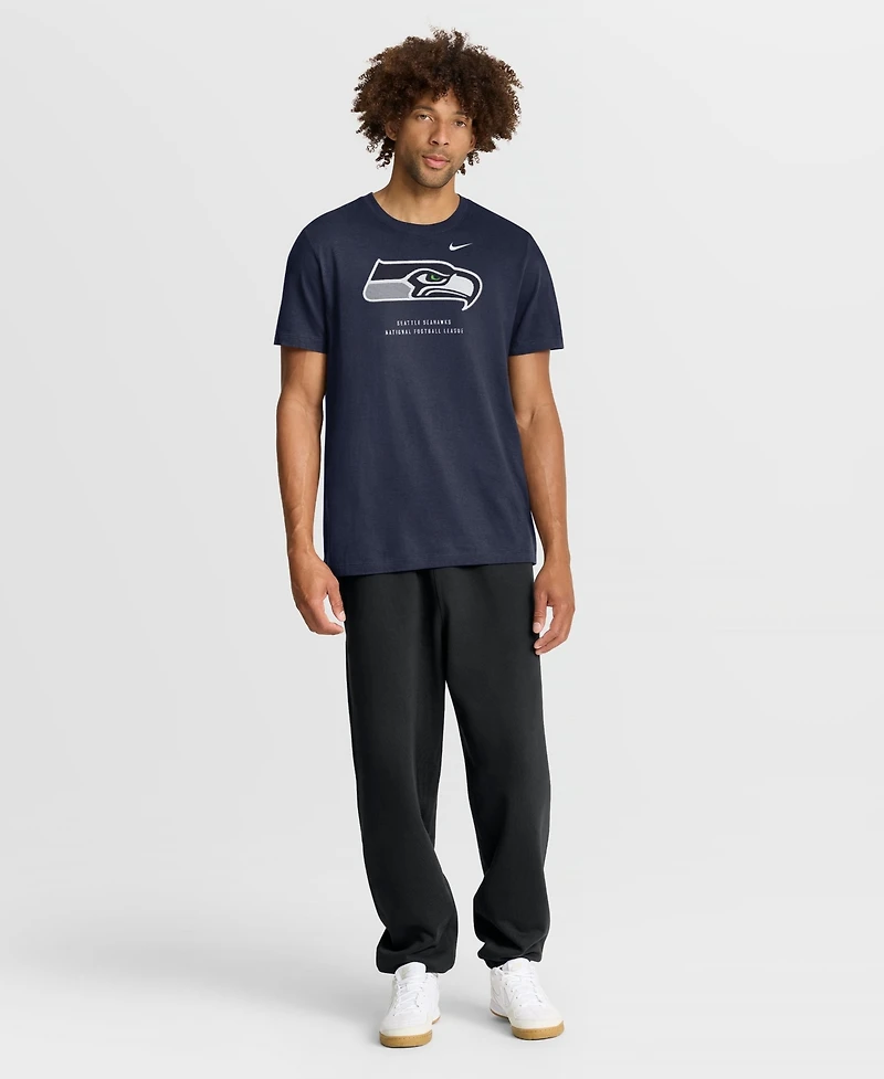 Nike Men's Seattle Seahawks Essential Short-Sleeve Crewneck T-Shirt
