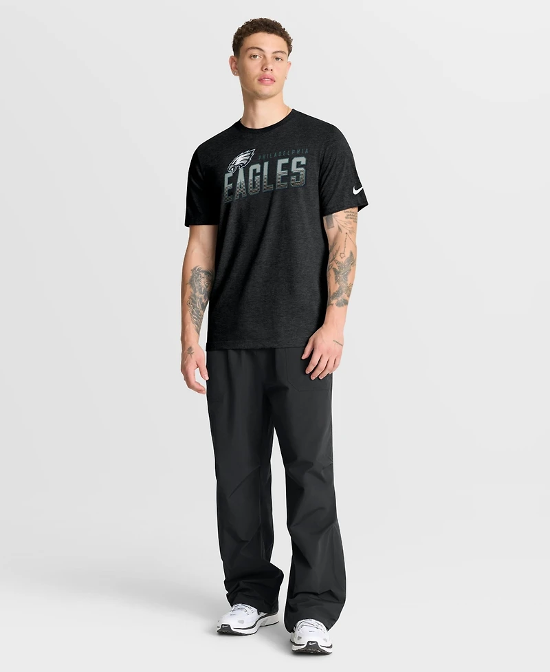 Nike Men's Philadelphia Eagles Believe The Game Screen-Print Tri-Blend T-Shirt