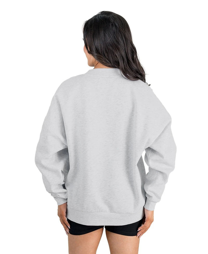 Gameday Couture Women's Home Turf Chicago Bears Oversized Pullover Sweatshirt