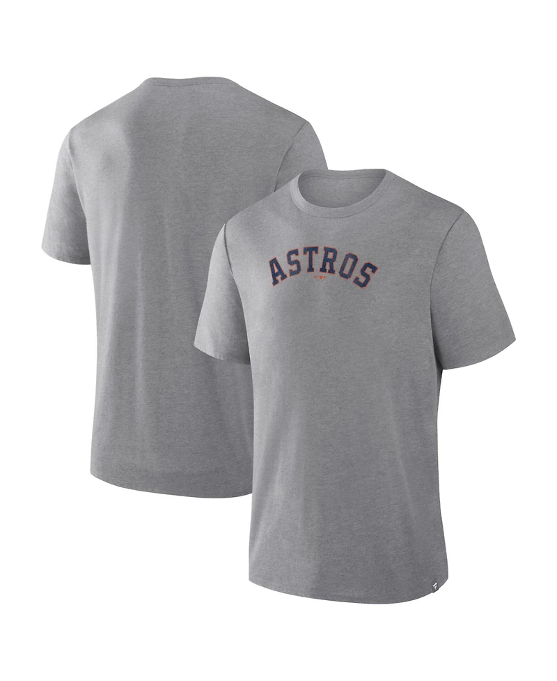 Fanatics Men's Houston Astros Play Tribute Distressed Tri-Blend T-Shirt