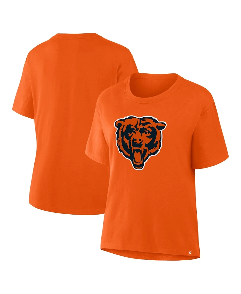 Fanatics Women's Chicago Bears Essential Legacy Dropped-Shoulder Graphic Tee