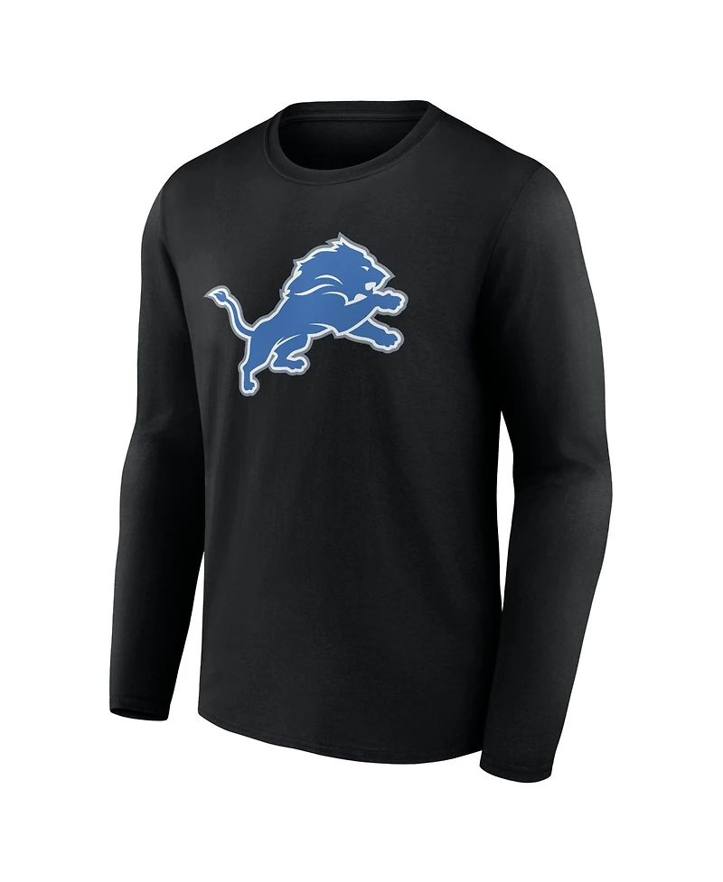 Logo Athletic Men's Detroit Lions Long-Sleeve Classic-Fit T-Shirt