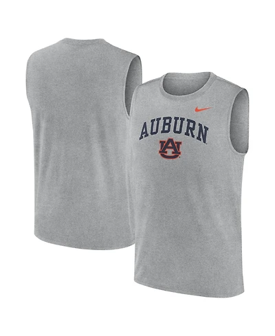 Nike Men's Auburn Tigers Primetime Arch Legend Sleeveless Screen-Print Graphics Muscle Tank Top
