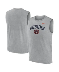 Nike Men's Auburn Tigers Primetime Arch Legend Sleeveless Screen-Print Graphics Muscle Tank Top
