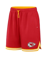 Fanatics Men's Kansas City Chiefs Fearless Drive Pique-Mesh Shorts, 7" Inseam