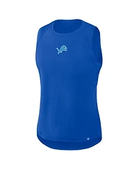 Fanatics Women's Detroit Lions Draped Mesh Back Scoop Neck Tank Top