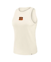 Fanatics Women's Cincinnati Bengals Star Play Ribbed Slim-Fit Tank Top