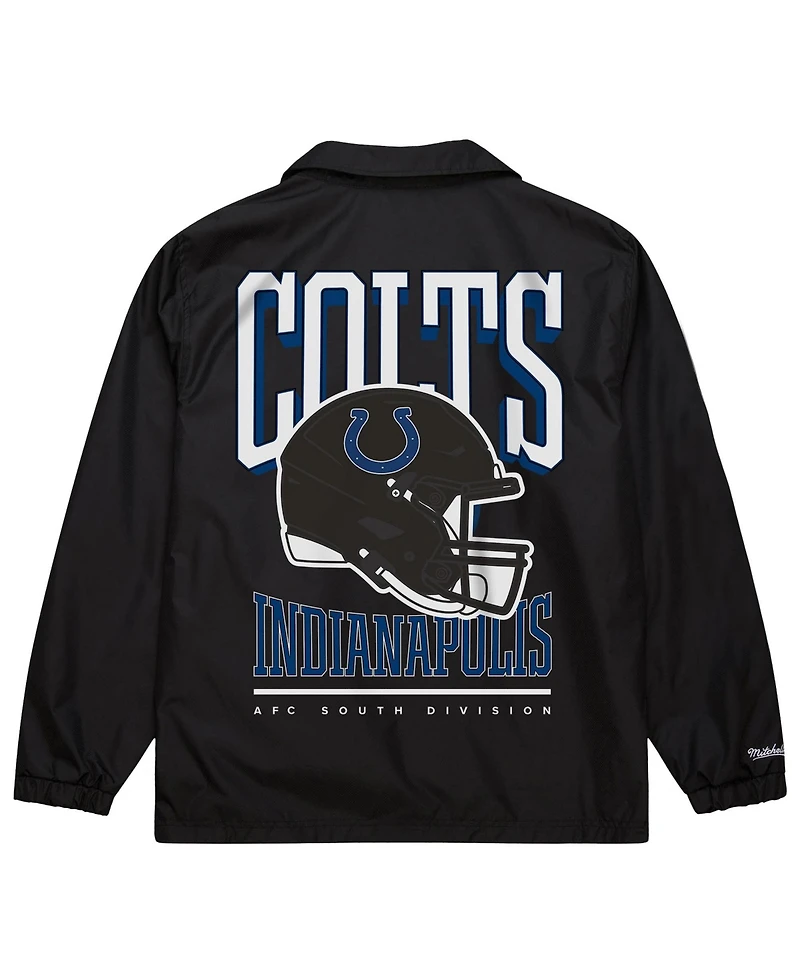 Mitchell & Ness Men's Indianapolis Colts Indiana Nights Coaches Full-Snap Jacket