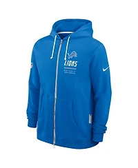 Nike Men's Detroit Lions Sideline Standard Issue Full-Zip Relaxed-Fit Hoodie