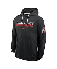 Nike Men's Ohio State Buckeyes Sideline Standard Issue Loose-Fit Hoodie