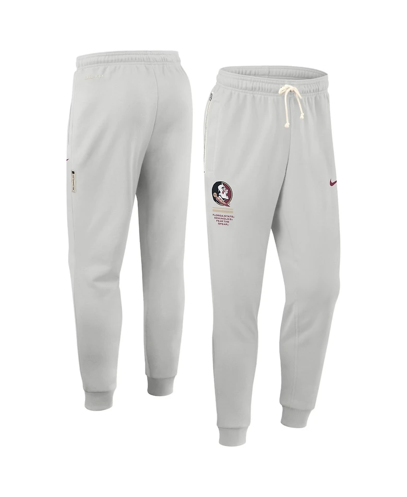 Nike Men's Gray Florida State Seminoles 2026 Sideline Standard Issue Dri-fit Taper Pants