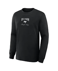 Fanatics Men's Tampa Bay Buccaneers Midnight Falls Long-Sleeve Crewneck Classic-Fit T-Shirt