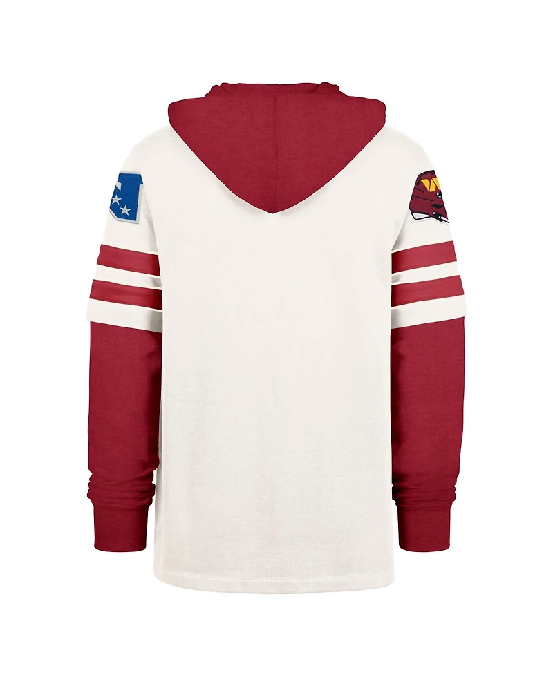 '47 Brand Men's Washington Commanders Split Zone Embroidered Hoodie