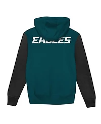 Outerstuff Boys' and Girls' Philadelphia Eagles Stadium Color Block Full-Zip Hoodie