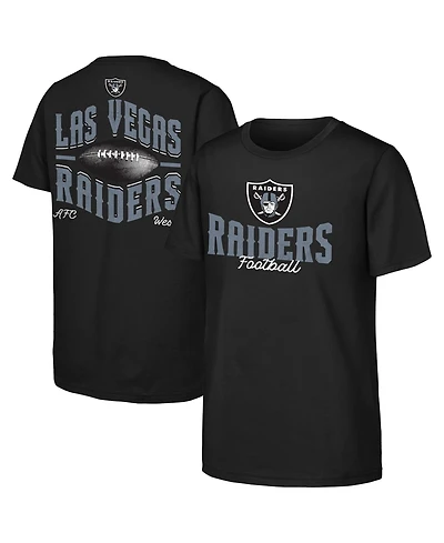 Outerstuff Boys' and Girls' Las Vegas Raiders Top Pick Screen Print Regular-Fit T-Shirt