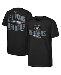 Outerstuff Boys' and Girls' Las Vegas Raiders Top Pick Screen Print Regular-Fit T-Shirt