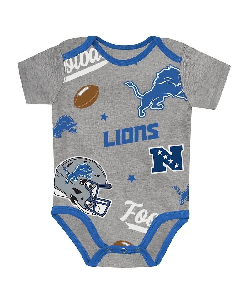 Outerstuff Boys' and Girls' First Round Pick Screen-Print Bodysuit, 3-Piece Set
