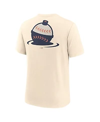 Nike Men's Milwaukee Brewers City Connect Tri-Blend Screen-Print T-Shirt