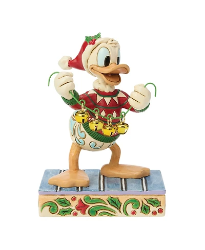Jim Shore Disney Traditions Donald Duck with Bells Figurine