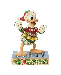 Jim Shore Disney Traditions Donald Duck with Bells Figurine