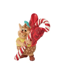 Jim Shore Disney Cinderella Gus Gus Candy Cane Mini Figurine