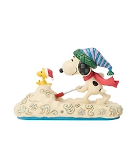 Jim Shore Peanuts Snoopy Shoveling Snow Figurine