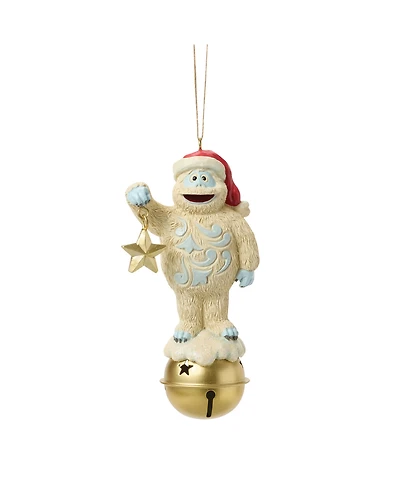 Jim Shore Rudolph the Red-Nosed Reindeer Bumble on Bell Hanging Ornament