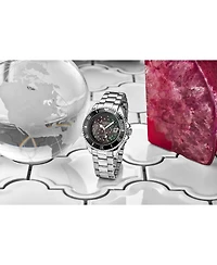 Stuhrling StarSea 3977 Women s Fashion Watch – Quartz Movement, 39mm Case, Mop Dial with Crystal Accents, 100M Water Resistance