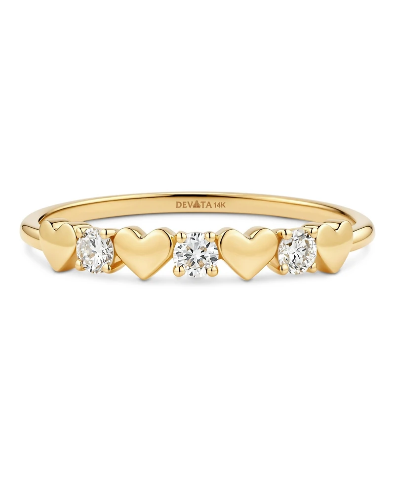 Devata Heart Ring 14K Gold