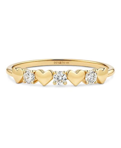 Devata Heart Ring 14K Gold