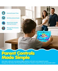 Contixo Pinkfong A8 Baby Shark 7-Inch Kids Tablet, 32GB, 8 Learning Apps and Parental Controls