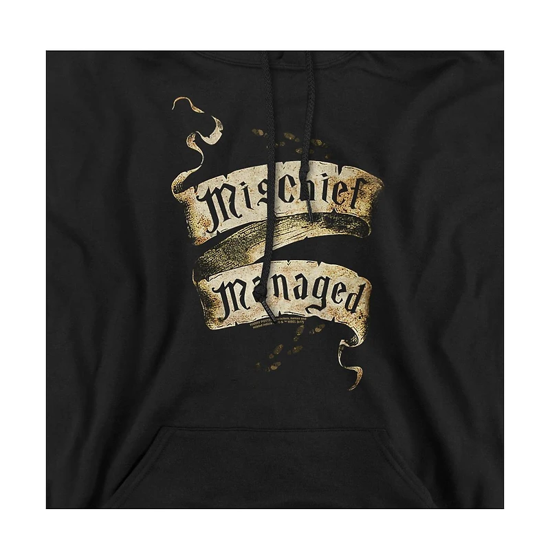 Harry Potter Men's Mischief Managed Graphic Pull-Over Hoodie
