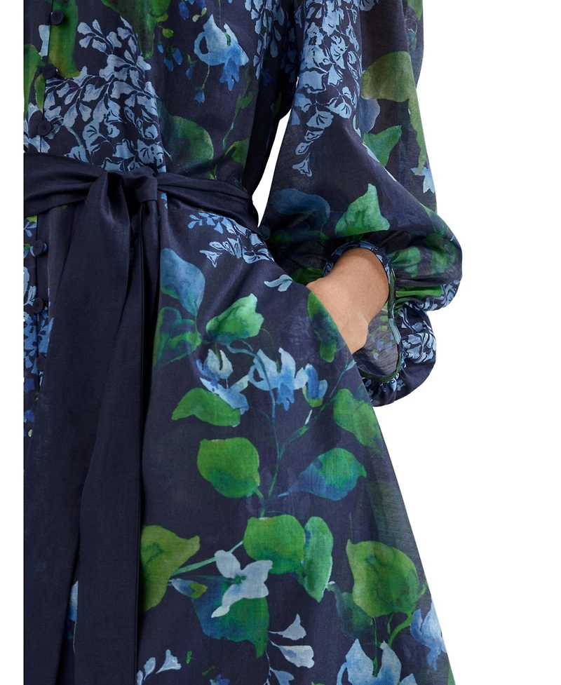 Phase Eight Women's Nixie Printed Midi Wrap Dress