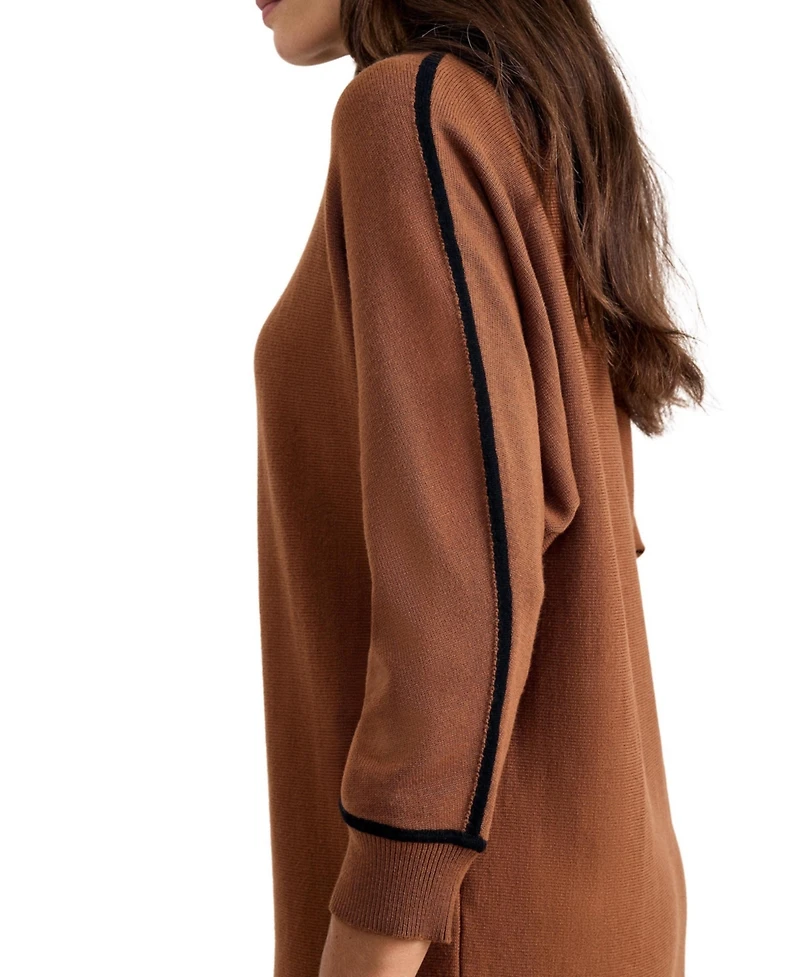 Phase Eight Women's Hallie Mock-Neck Long-Sleeve Sweater Dress