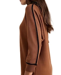 Phase Eight Women's Hallie Mock-Neck Long-Sleeve Sweater Dress