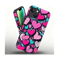 Lisen 2-Layer Durable Phone Case Compatible with Apple iPhone Air, Candy Heart Stack