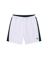 Sergio Tacchini Men's Contrast Color-Block Regular-Fit Pannello Short, 6" Inseam