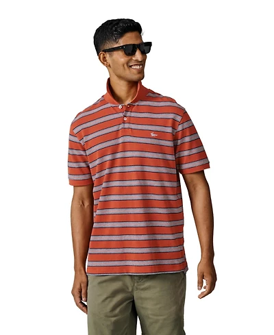Aubin Men's Blair Pique Stripe Polo Shirt