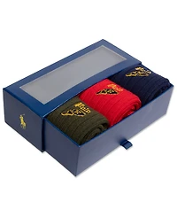 Polo Ralph Lauren Lambswool-Blend Ribbed Boot 3-Pair Socks Set