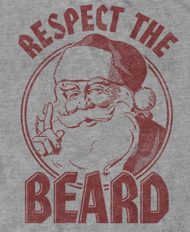 Fifth Sun Men's Respect The Beard Graphic Crew Neck T-Shirt