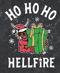 Fifth Sun Men's Hellfire Stranger Things Holiday Graphic T-Shirt