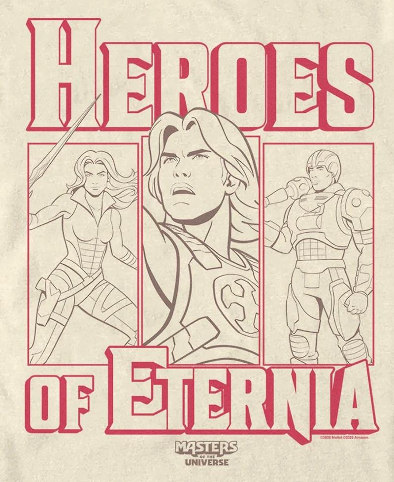 Fifth Sun Men's Masters of the Universe Heroes Boxes Graphic T-Shirt