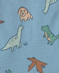 Carter's Baby Boys' Dinosaur Long-Sleeve Bodysuits, 4-Pack