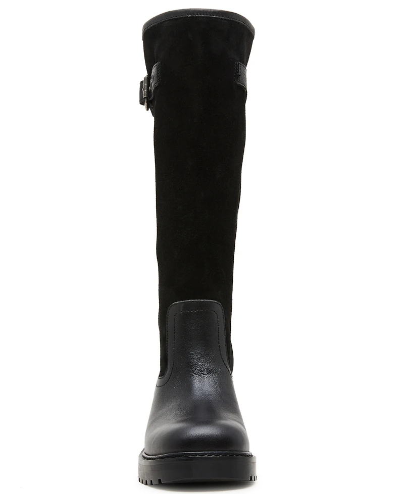 Steve Madden Women's Ramble Wide-Calf Lug Sole Riding Boots