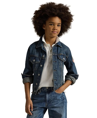 Polo Ralph Lauren Big Boys Denim Cotton Trucker Jacket