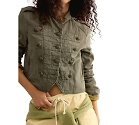 Free People Women's Ryland Band Military Jacket