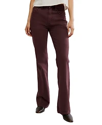 Free People Women's Double Knot High-Rise Straight-Leg Jeans